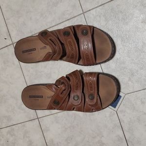 Clarks Collection brown sandles size 9.5
